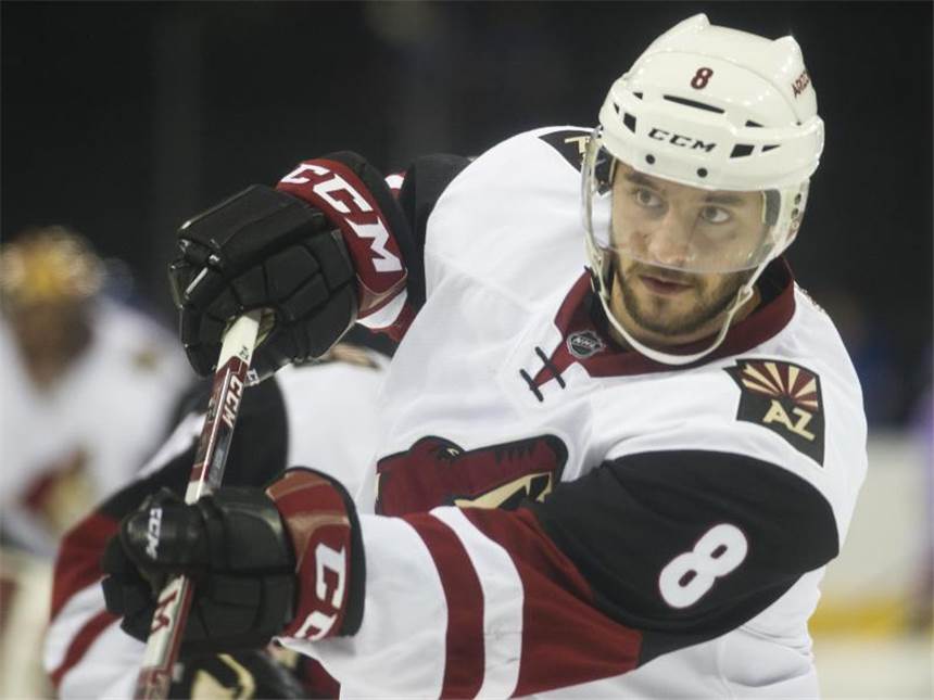 So viel Deutschland steckt im Team Europa Tobias Rieder spielte zuletzt für die Arizona Coyotes. Foto: Kostas Lymperopoulos/CSM/ ZUMA Wire