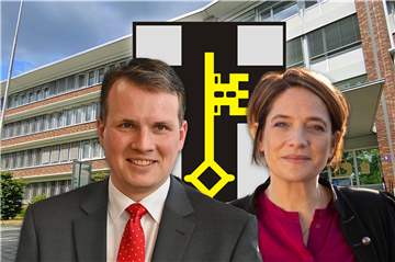 Tobias Stockhoff (CDU) und Jennifer Schug (SPD) kämpfen in diesem Jahr um das Bürgermeisteramt in Dorsten. Aktuell beschäftigen sie aber andere Dinge.