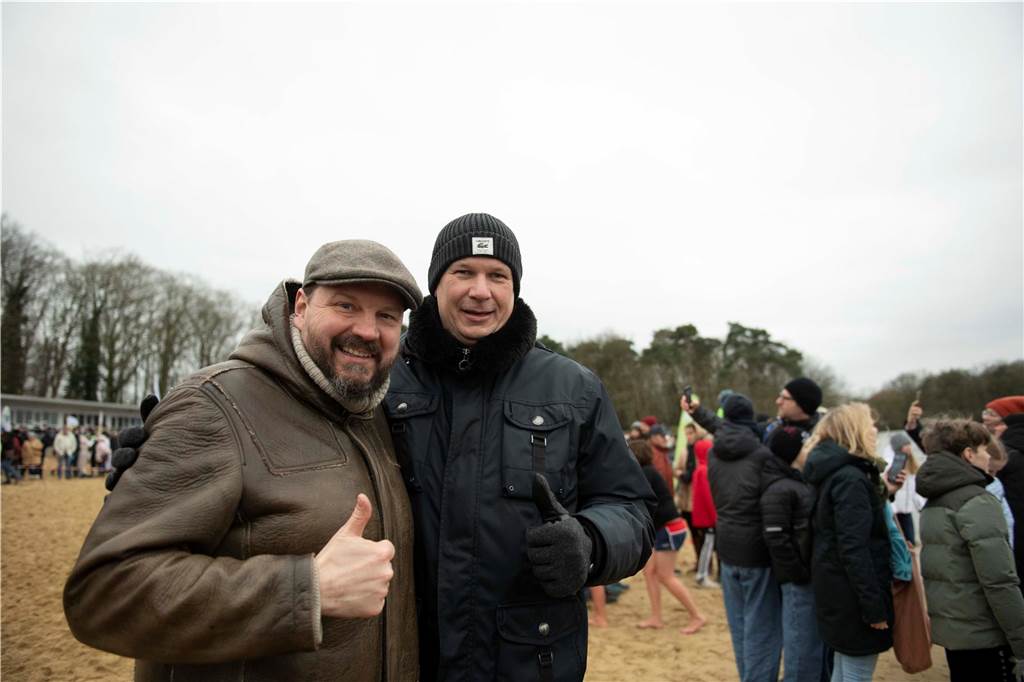 Toddy Geldmann und Oliver Entrop von „Haltern am See. Tut gut“ waren diesmal nur stille Beobachter.