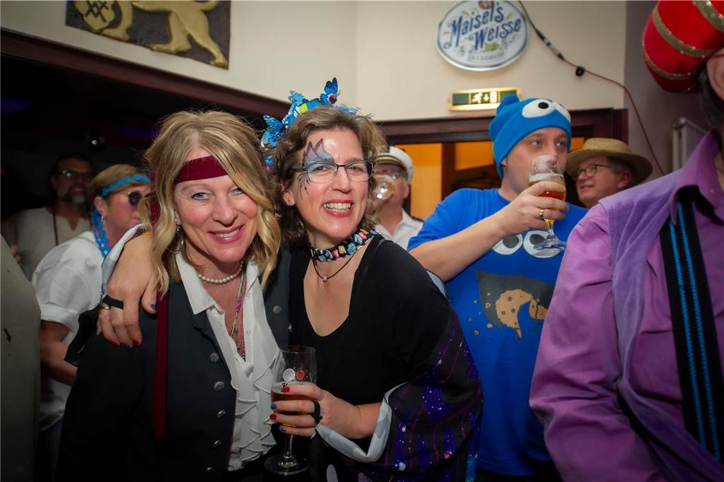 Tolle Stimmung an Rosenmontag im Café Zentral.