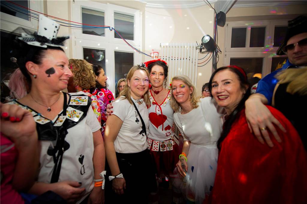 Tolle Stimmung an Rosenmontag im Café Zentral.