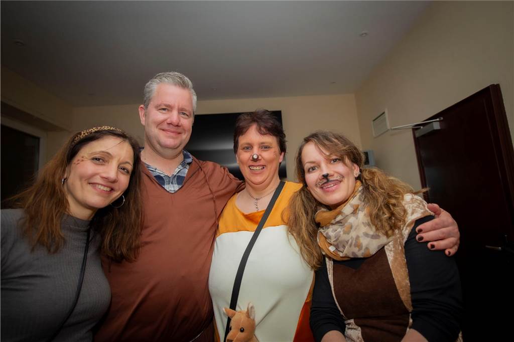 Tolle Stimmung bei der Rosenmontags-Party im Café Zentral.