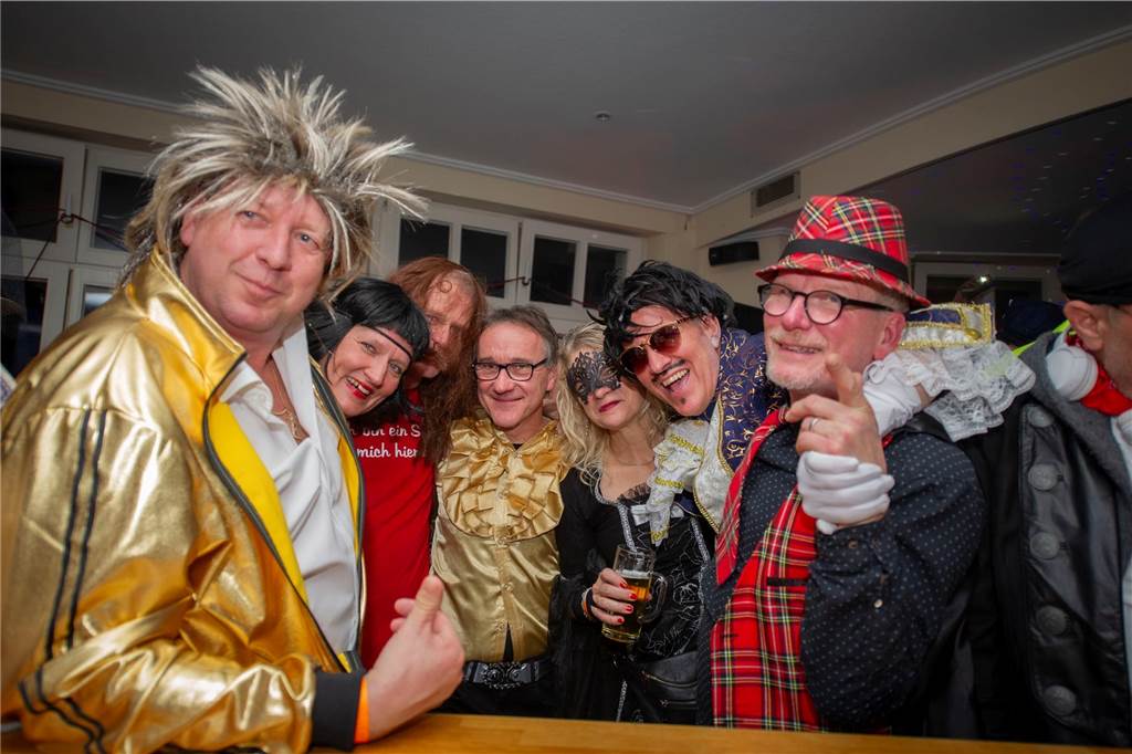 Tolle Stimmung bei der Rosenmontags-Party im Café Zentral.