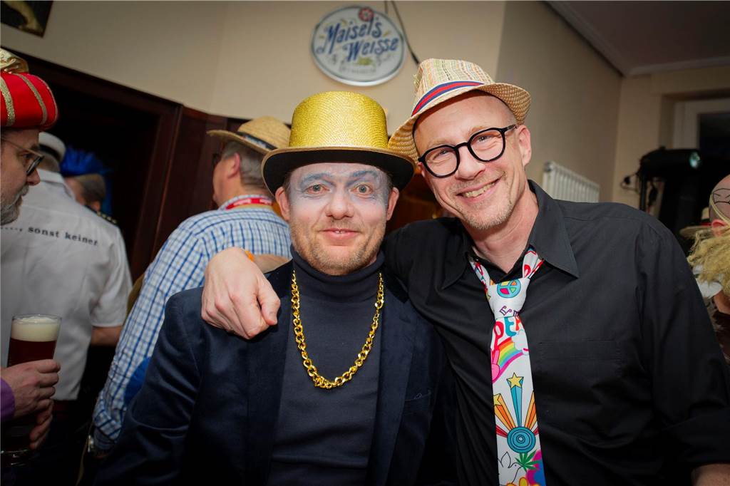Tolle Stimmung bei der Rosenmontags-Party im Café Zentral.