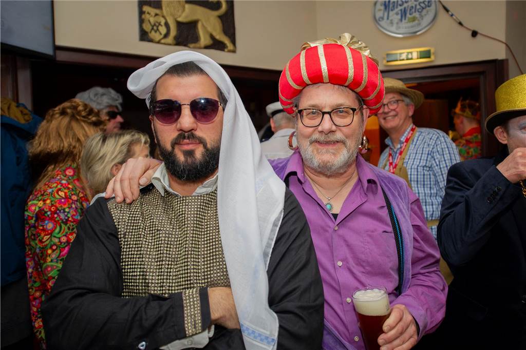 Tolle Stimmung bei der Rosenmontags-Party im Café Zentral.