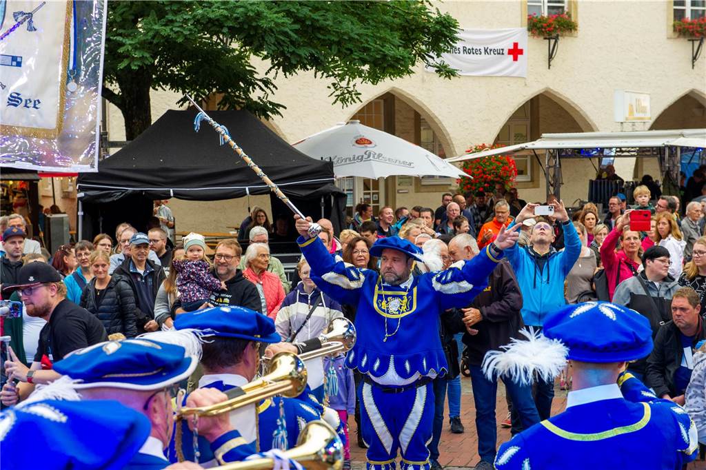 Tolle Stimmung herrschte beim Heimatfest in Haltern schon am ersten Tag. So kann es weitergehen.