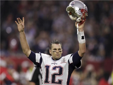Tom Brady hat zum fünften Mal den Super Bowl gewonnen. Foto: Darron Cummings