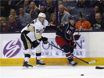 Tom Kühnhackl spielt mit den Penguins um den Stanley Cup. Foto: Aaron Doster