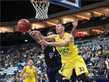 Tony Gaffney war mit 21 Punkten Topscorer bei ALBA. Foto: Annegret Hilse
