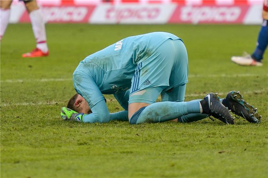 Torhüter Christian Mathenia und der HSV können den Abstieg wohl nicht mehr abwenden.