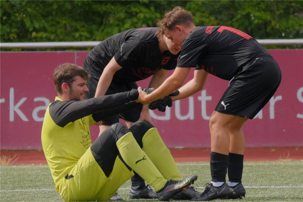 Wer wird Spieler des Spieltags?: Kandidaten aus Geisecke, Holzen und Ergste stehen zur Wahl Torwart Ben Laurenzis war der Garant des „zu Null“ der SG Eintracht Ergste zum Auftakt in die Kreisliga-B-Saison.