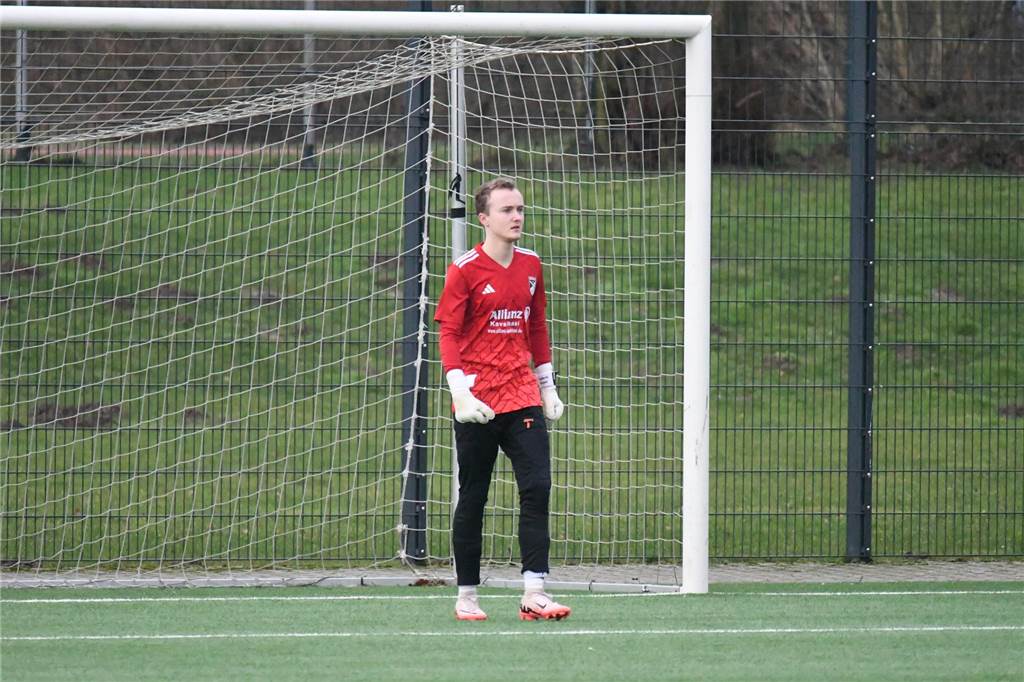 Später Ausgleich im letzten Testspiel von Eintracht Werne Frederik Krusel auf dem Spielfeld.