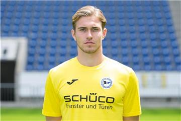Torwart Nikolai Rehnen von Arminia Bielefeld. Foto: Friso Gentsch/Archiv