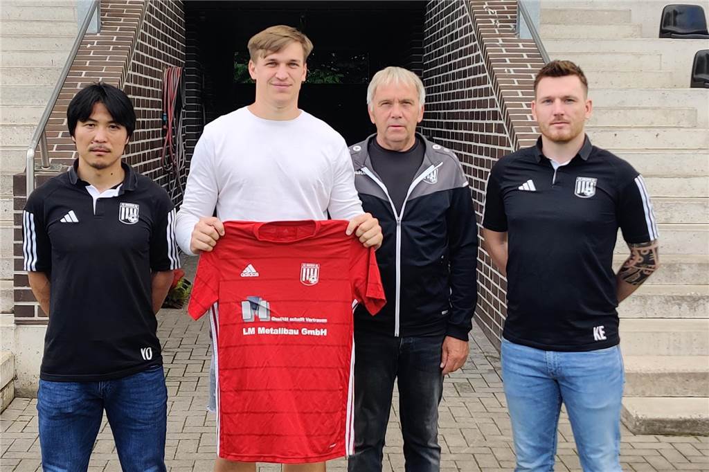 Torwart Sebastian Welp kommt von Fortuna Gronau.