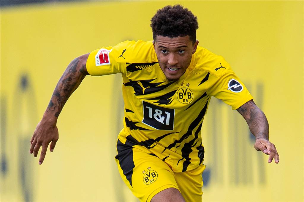 Theater um BVB-Star Sancho endlich beendet: Neuauflage im Winter? Trägt weiterhin das BVB-Trikot: Jadon Sancho.