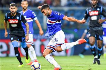 Traf doppelt für Genua: Gregoire Defrel. Foto: Simone Arveda/ANSA/AP