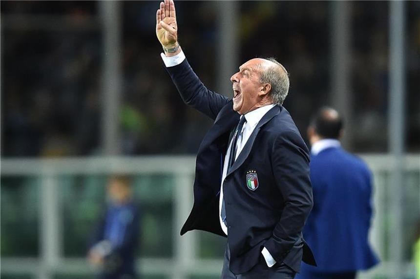 Trainer Gian Piero Ventura muss mit Italien noch die Playoffs überstehen. Foto: Alessandro Di Marco
