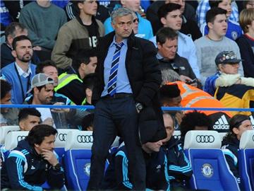 Trainer Jose Mourinho warnt: Der FC Chelsea ist noch nicht am Ziel. Foto: Will Oliver
