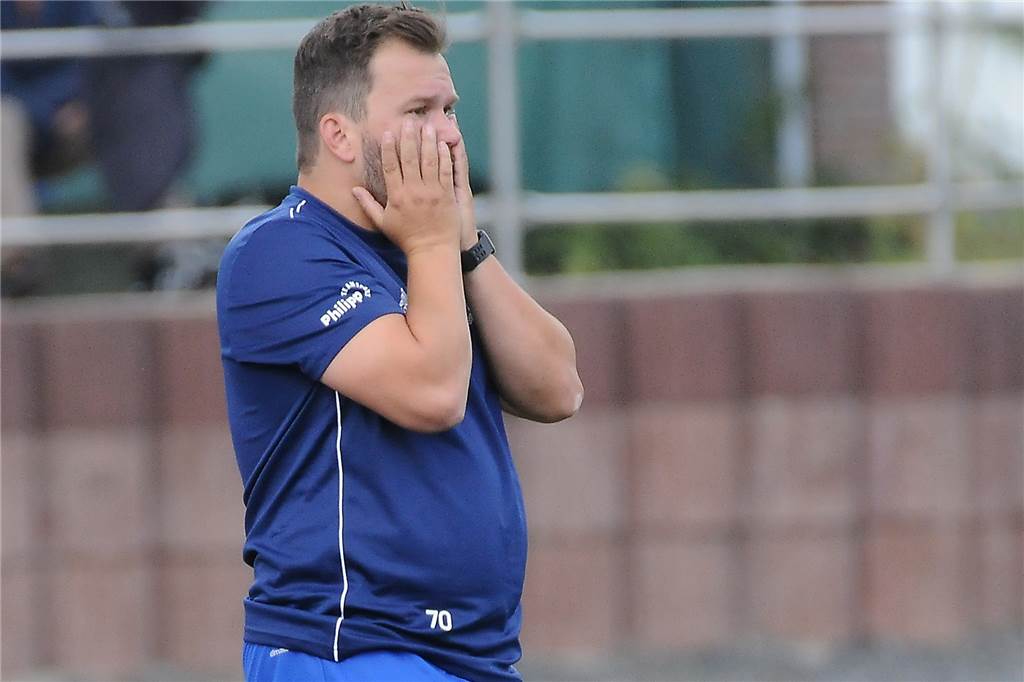 Trainer Marc Olschewski macht sich Sorgen um sein Team des VfB Habinghorst.