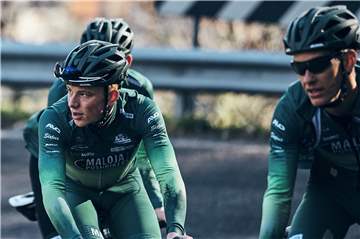 Training in der Gruppe ist für den Stadtlohner Radsportler Miká Heming mit den Maloja Pushbikers aktuell nicht möglich. Im Individualtraining ist es das Ziel, die Grundfitness zu erhalten.