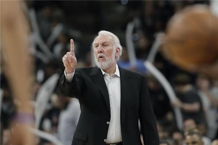 Schicksalsschlag für NBA-Startrainer Popovich Trauert um seine Ehefrau: Spurs-Coach Gregg Popovich. Foto: Eric Gay