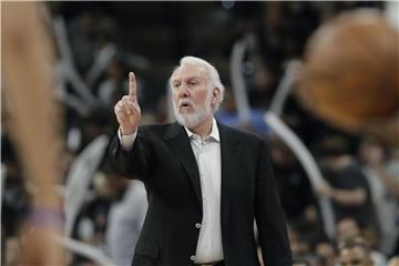 Trauert um seine Ehefrau: Spurs-Coach Gregg Popovich. Foto: Eric Gay