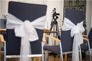 Trauungen in Haltern können per Livestream verfolgt werden - wenn alle Anwesenden zustimmen.