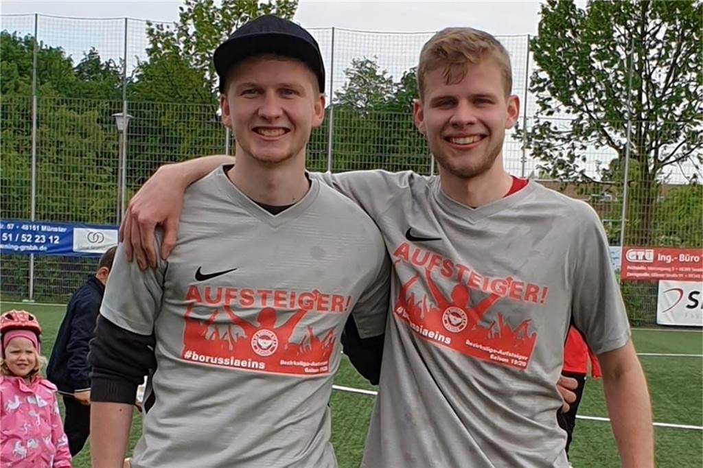 Treffen erstmals als Gegner aufeinander: Paul (l.) und Tim Gimbel.