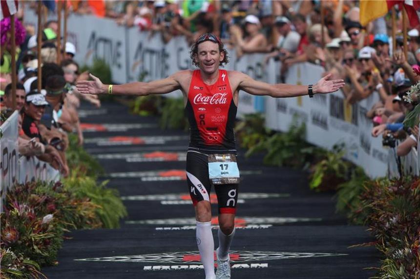 Tim Don: Marathon nach Genickbruch, danach womöglich Hamburg Triathlet Tim Don gab sein Comeback beim Boston-Marathon. Foto: Bruce Omori/EPA