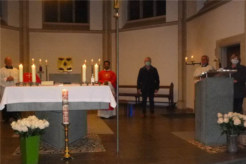 Unter Corona-Auflagen: Cäcilienchor feiert Patronin der Kirchenmusik Trotz Corona konnte der Cäcilienchor Nienborg das Cäcilienfest mit einem gemeinsamen Gottesdienst feiern.