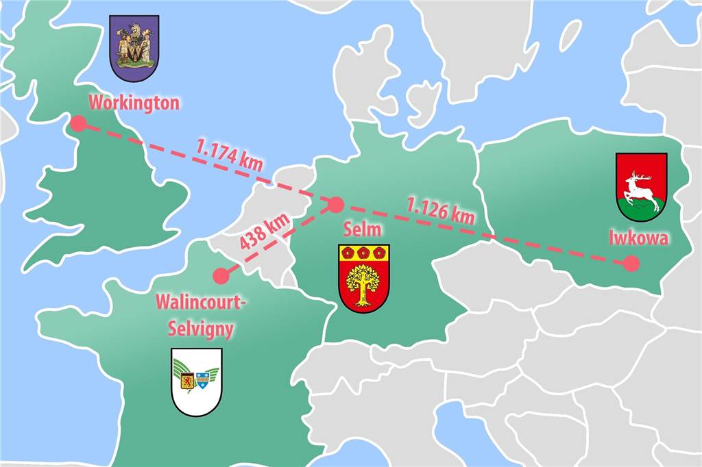 Selm setzt auf Begegnungen mit den Partnern aus Polen, England und Frankreich Trotz der Entfernungen sind die Bande zwischen den Partnerstädten eng.