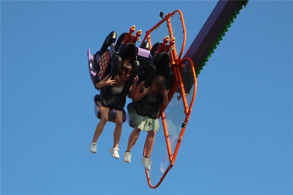 Trotz der Hitze war auf der Ahauser Kirmes viel los.