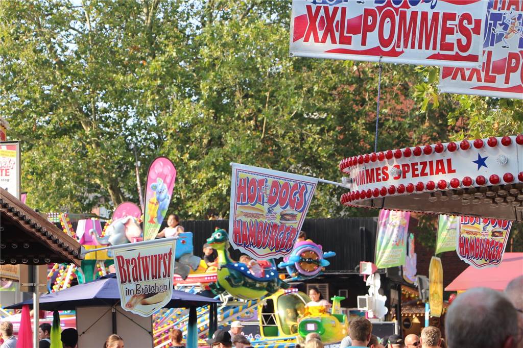 Trotz der Hitze war auf der Ahauser Kirmes viel los.