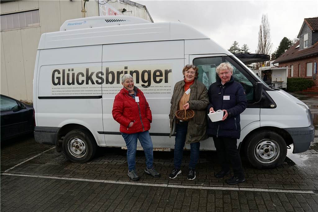Trotz des teils heftigen Regens blickte man auf der Gewerbeschau in Ascheberg in fröhliche Gesichter.