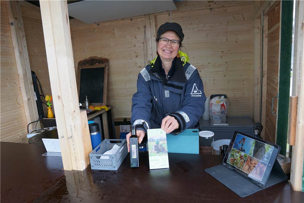 Trotz des teils heftigen Regens blickte man auf der Gewerbeschau in Ascheberg in fröhliche Gesichter.