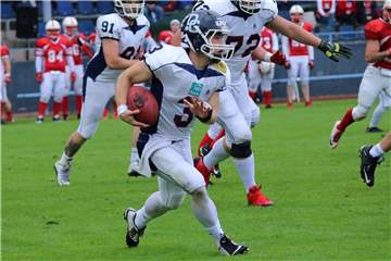 Trotz unzähliger Verletzungen war Sascha Koch lange Quarterback bei den Dortmund Giants.