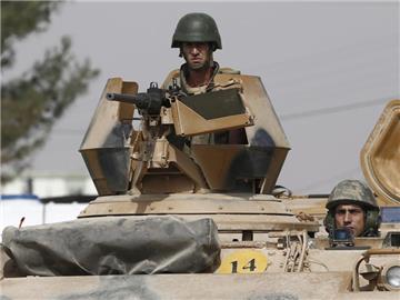 Türkische Soldaten an der Grenze zu Syrien. Foto: Sedat Suna