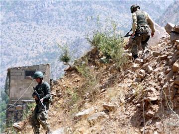 Türkische Soldaten bei einer Offensive gegen kurdische Kämpfer im Südosten der Türkei. Foto: Ana/Archiv