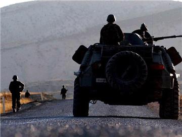 Türkische Soldaten patrouillieren in der Provinz Sirnak. Foto: Stringer/Archiv