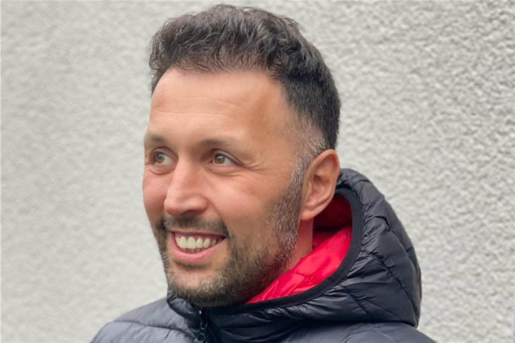 Neuer Torwart bei Türkspor: „Hat uns über Wochen überzeugt“ Emre Konya grinst.