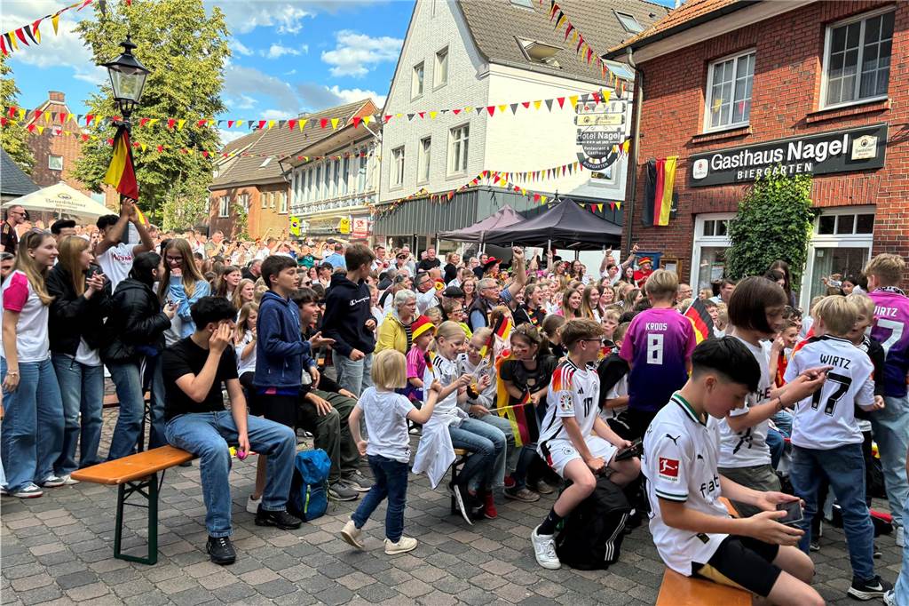 Public-Viewing in Südlohn