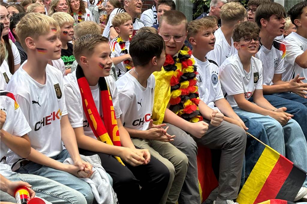 Public-Viewing in Südlohn