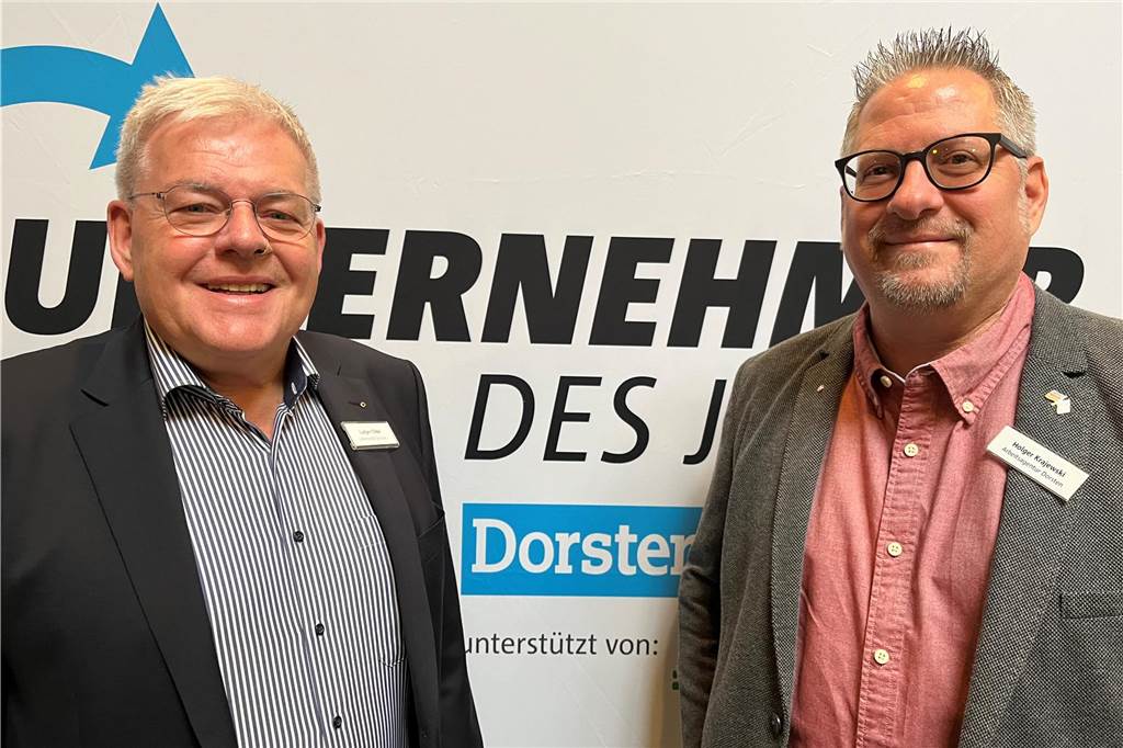 Unternehmer des Jahres 2023 in Dorsten: Bilder vom Festakt mit über 150 geladenen Gästen Über 150 Gäste kamen am Freitag (3. November) ins Wulfener Gemeinschaftshaus zur Preisverleihung "Unternehmer des Jahres".