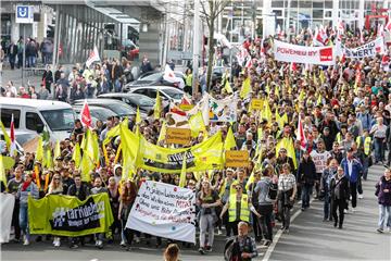 Über 18.000 Demonstranten verliehen am Dienstag den Forderungen von Verdi im Tarifstreit Nachdruck.