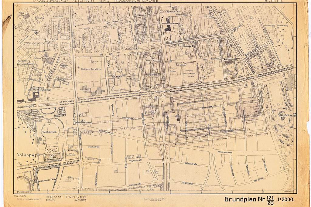 Wie die Nationalsozialisten Dortmund zur NS-Musterstadt machen wollten Der Plan einer Wohnsiedlung südlich der B1.