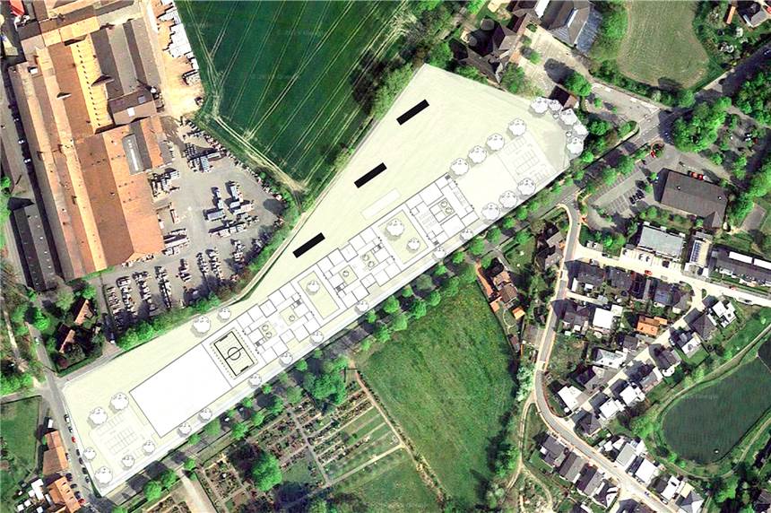 Ratsbürgerentscheid zu Bildungszentrum: Die 20-Millionen-Euro-Frage Über den Neubau eines Bildungszentrums an der Weseler Straße, wofür das Büro Rathke bereits in der Präsentation zur Grundschulsituation einen Entwurf zeigte, stimmen die Schermbecker ab.