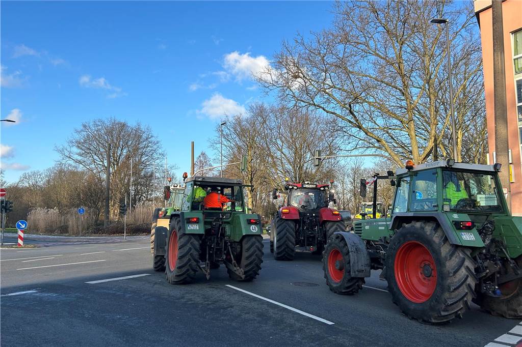 Bauerndemo am 8.1.2024 in Recklinghausen