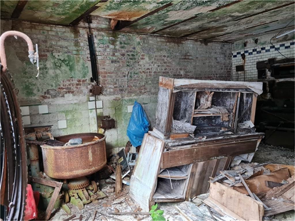 Lost Place mitten in Halterner Innenstadt: Bald steht der Abriss an Über die Jahre ist alles, was aus der Bachstube und dem Mehllager zurückblieb, verfallen.