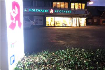 Über die Neuordnung des Parkplatzes an der Holzwarth Apotheke in Raesfeld wurde im Rat länger diskutiert.
