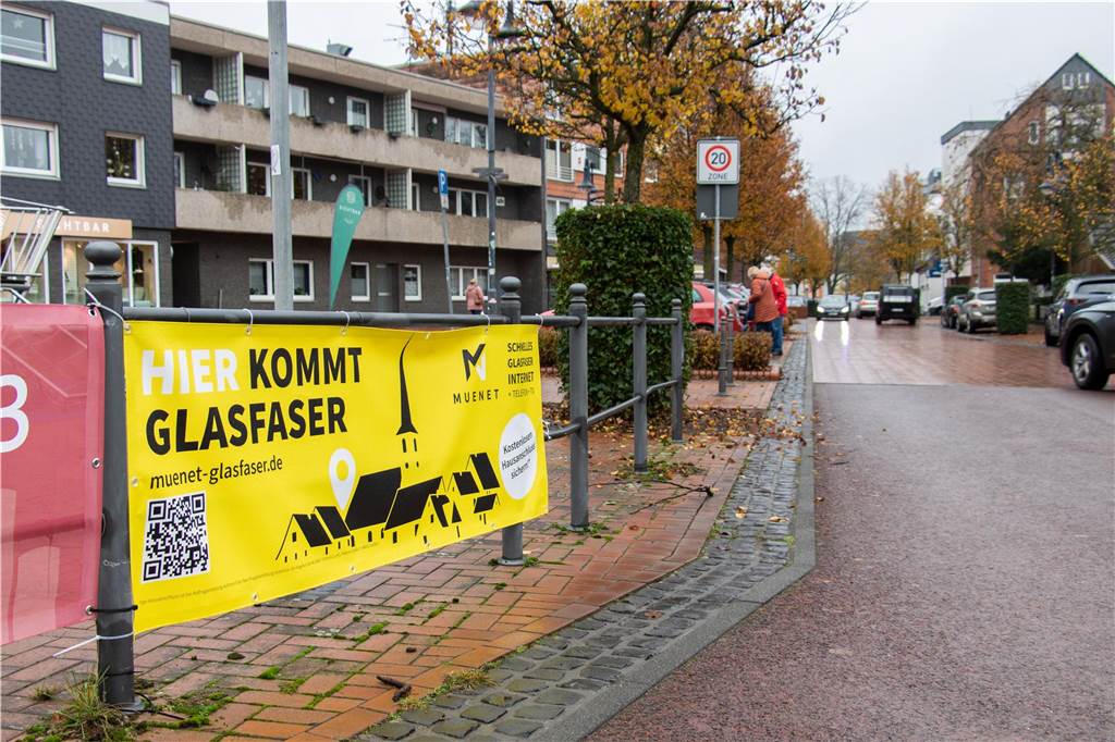 Muenet startet den Breitbandausbau: Kirchhellen bekommt Glasfaser Über einen Zeitraum von etwa vier Monaten warb das Kommunikationsunternehmen in den Ortsteilen für den Glasfaserausbau.